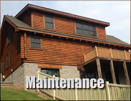  Fairfax, Virginia Log Home Maintenance
